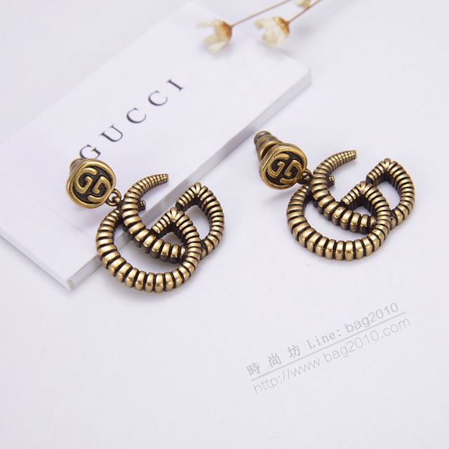 GUCCi飾品 古馳2019年新款 雙G耳釘 代購級別 Gucci耳飾耳環  zgbq1156